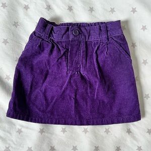 Children’s Place purple corduroy skirt size 18m